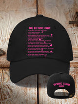 🔥Buy 3 Get 15% Off🔥Retro Funny WDNC Club Menopause Perimenopause Print Baseball Cap