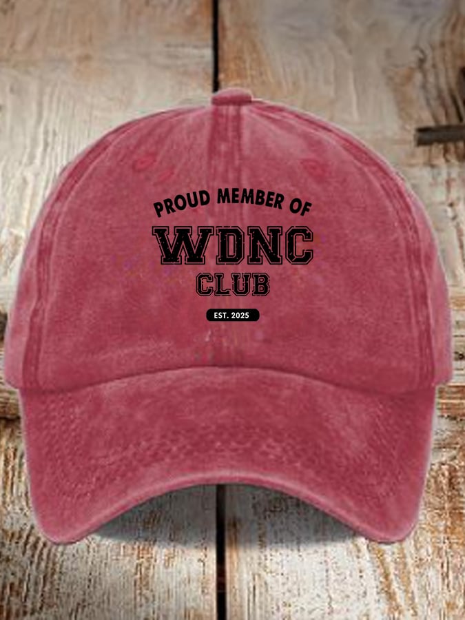 Unisex  Retro Funny Proud Member Of Club We Do Not Care Menopause Perimenopause Print  Hat