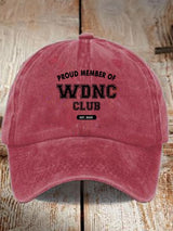 Unisex  Retro Funny Proud Member Of Club We Do Not Care Menopause Perimenopause Print  Hat