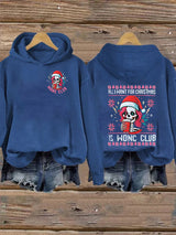 Women's  Retro Funny Proud Member Of Club We Do Not Care Menopause Perimenopause Print  Hoodie