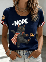 🔥Buy 3 Get 15% Off🔥Women's Clothing Without King Print Short-Sleeved T-Shirt