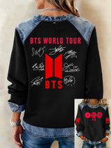 Women'S 2026 Bts Comeback Printed Casual Sweatshirt