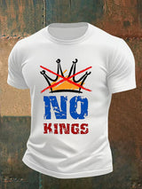 🔥Buy 3 Get 15% Off🔥Men's   NO KINGS Print T-Shirt