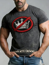 🔥Buy 3 Get 15% Off🔥Men's Retro No Kings III 50 State Nationwide Protest March 28th Print T-Shirt
