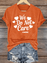 🔥Buy 3 Get 15% Off🔥Women's  Retro Funny Proud Member Of Club We Do Not Care Menopause Perimenopause Print  T-shirt