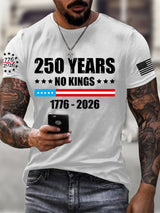 🔥Buy 3 Get 15% Off🔥Men's No Kings In America Print T-shirt