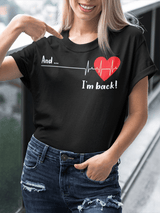 Women's Heart Disease Awareness Print T-shirt