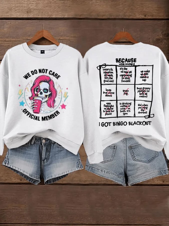 Women's   Menopause And Perimenopause Print Sweatshirt