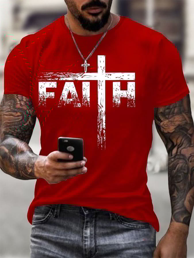 Men's Faith Print T-Shirt