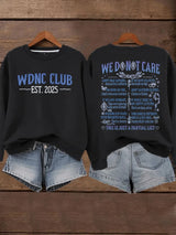 🔥Buy 3 Get 15% Off🔥Women's  WDNC Menopause And Perimenopause Print Sweatshirt