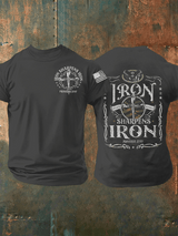 Men's Iron Sharpens Iron Short-sleeved T-shirt