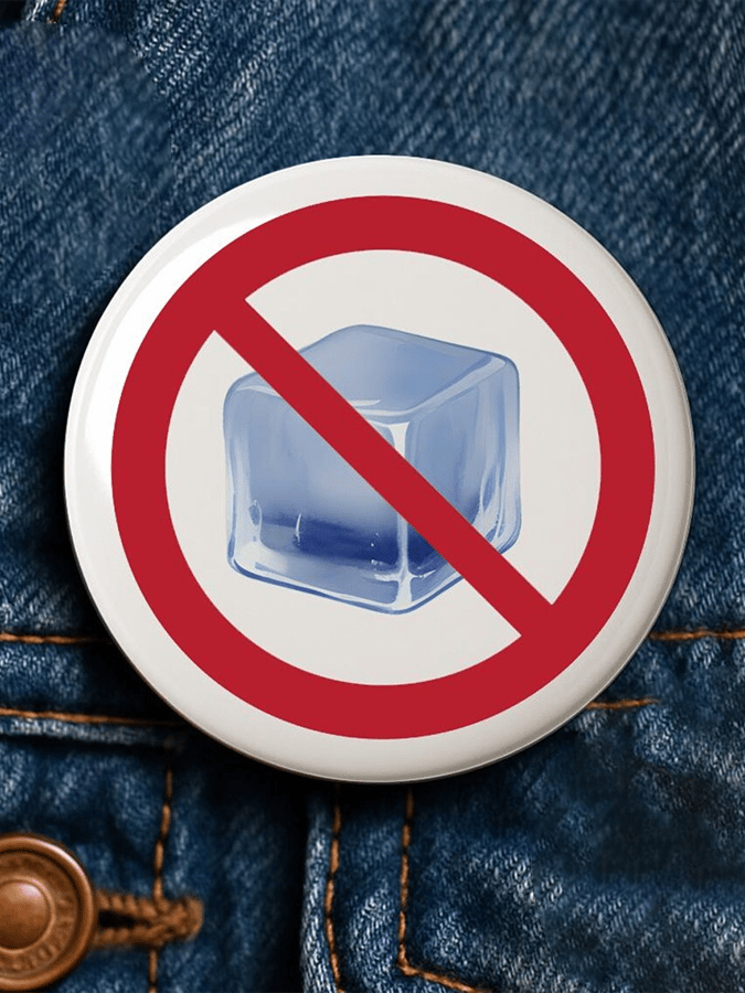 NO ICE Button