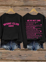 🔥Buy 3 Get 15% Off🔥Retro Funny WDNC Menopause Perimenopause Print Sweatshirt