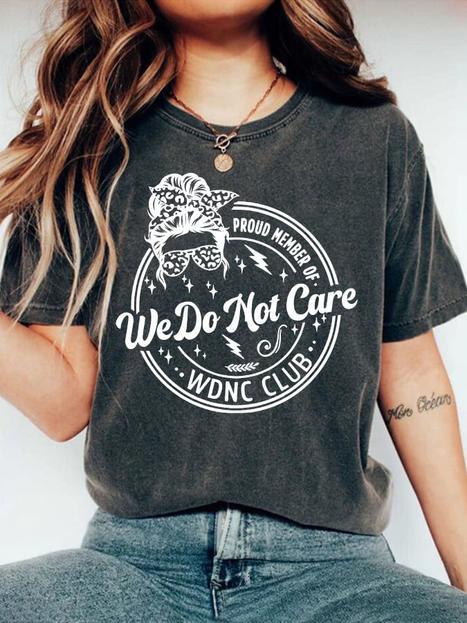 🔥Buy 3 Get 15% Off🔥Retro Funny Proud Member Of WDNC Club Menopause Perimenopause Print T-Shirt