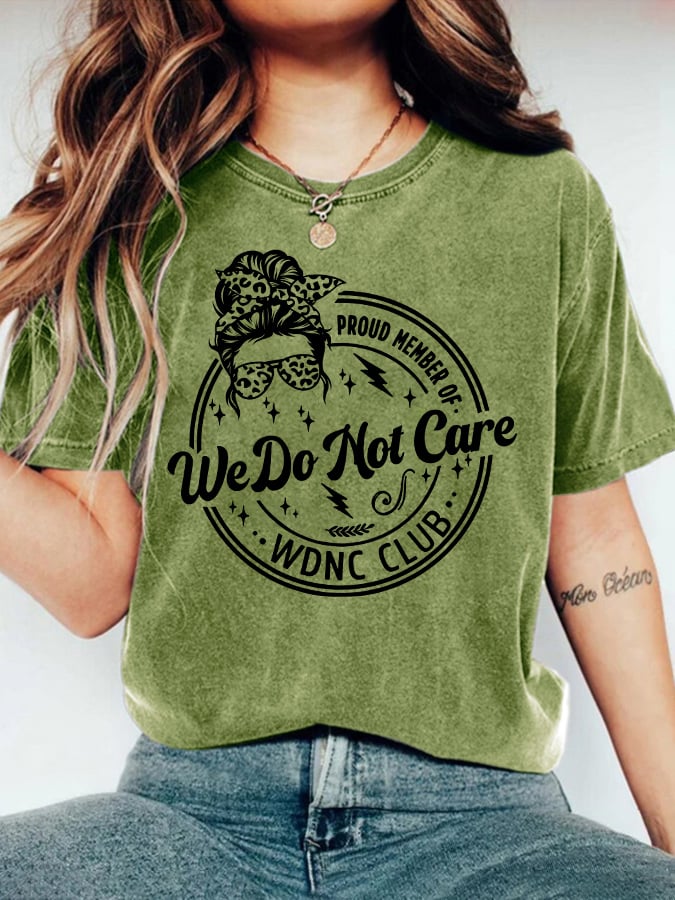 🔥Buy 3 Get 15% Off🔥Retro Funny Proud Member Of WDNC Club Menopause Perimenopause Print T-Shirt