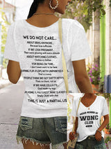 🔥Buy 3 Get 15% Off🔥V-Neck Retro Funny Proud Member Of WDNC Club Est. 2025 Menopause Perimenopause Print T-Shirt